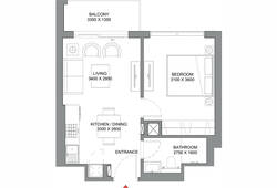 1 bedroom